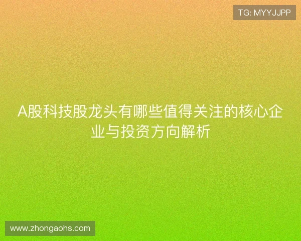 A股科技股龙头有哪些值得关注的核心企业与投资方向解析